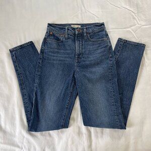 Madewell The Perfect Vintage Jean Medium Wash High Waist Denim | Size 25T